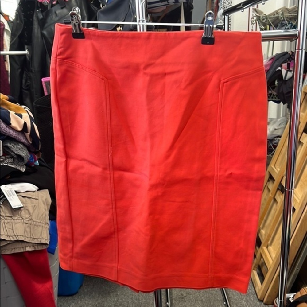 Mercer & Madison Red Pencil Skirt Knee-Length Casual
